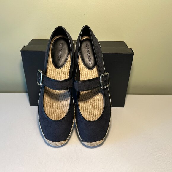 Coach Courtney Espadrille In Signature Canvas - Picture 1 of 13